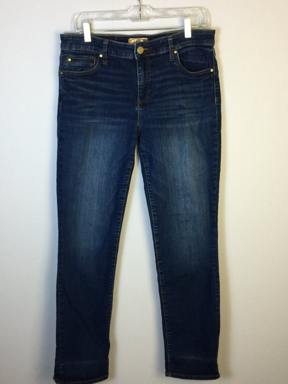 Kut from the Kloth Catherine Boyfriend Jeans Size 10 Womans Blue Denim Mid Rise